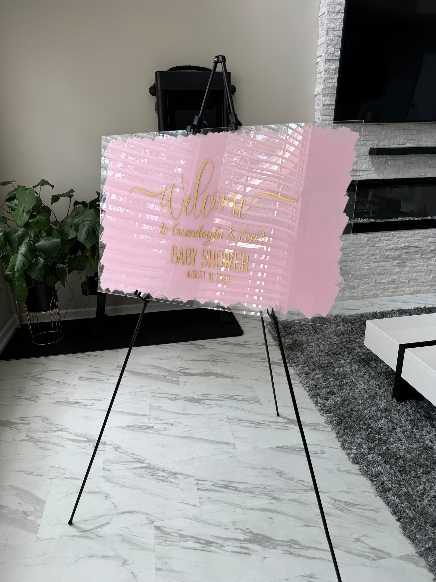 Custom Acrylic Event Sign