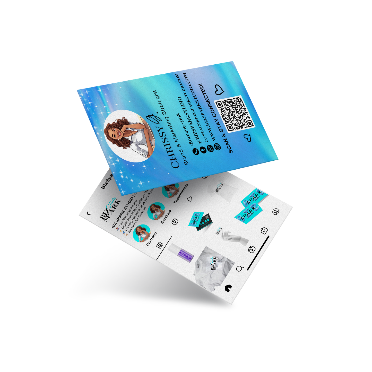 Insta Business Cards – White or Black Edition