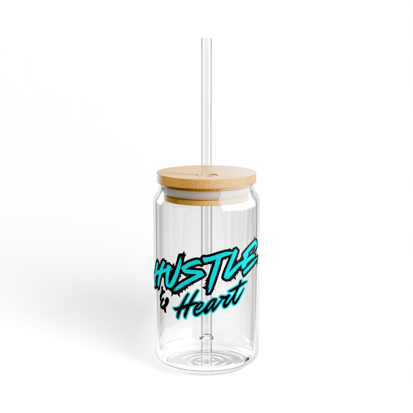 Hustle & Heart Sipper Glass, 16oz Vol. 1