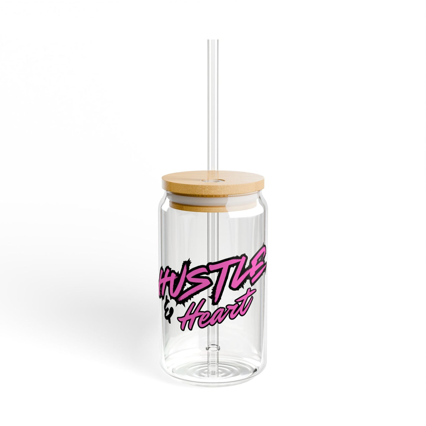 Hustle & Heart Sipper Glass, 16oz Vol. 2