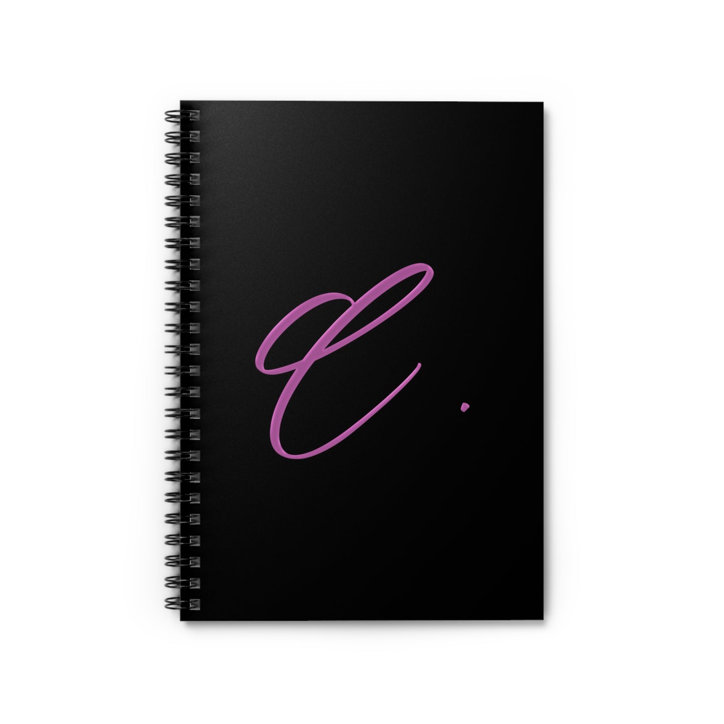 C Letter Spiral Notebook - Ruled Line