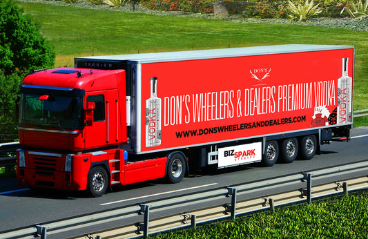 Custom Vehicle Ad Mockup Design