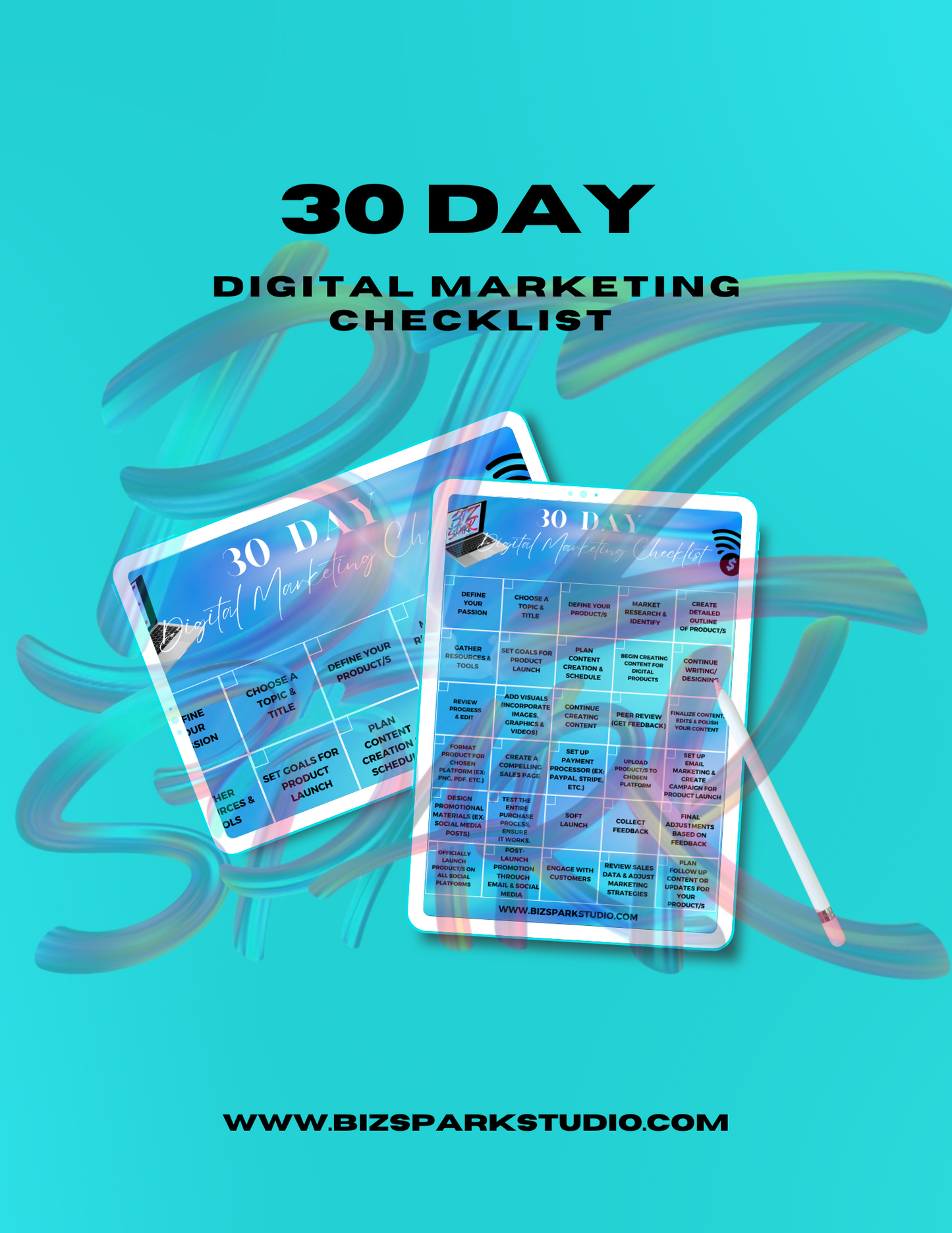 30-Day Digital Marketing Checklist (DIGITAL FILE)