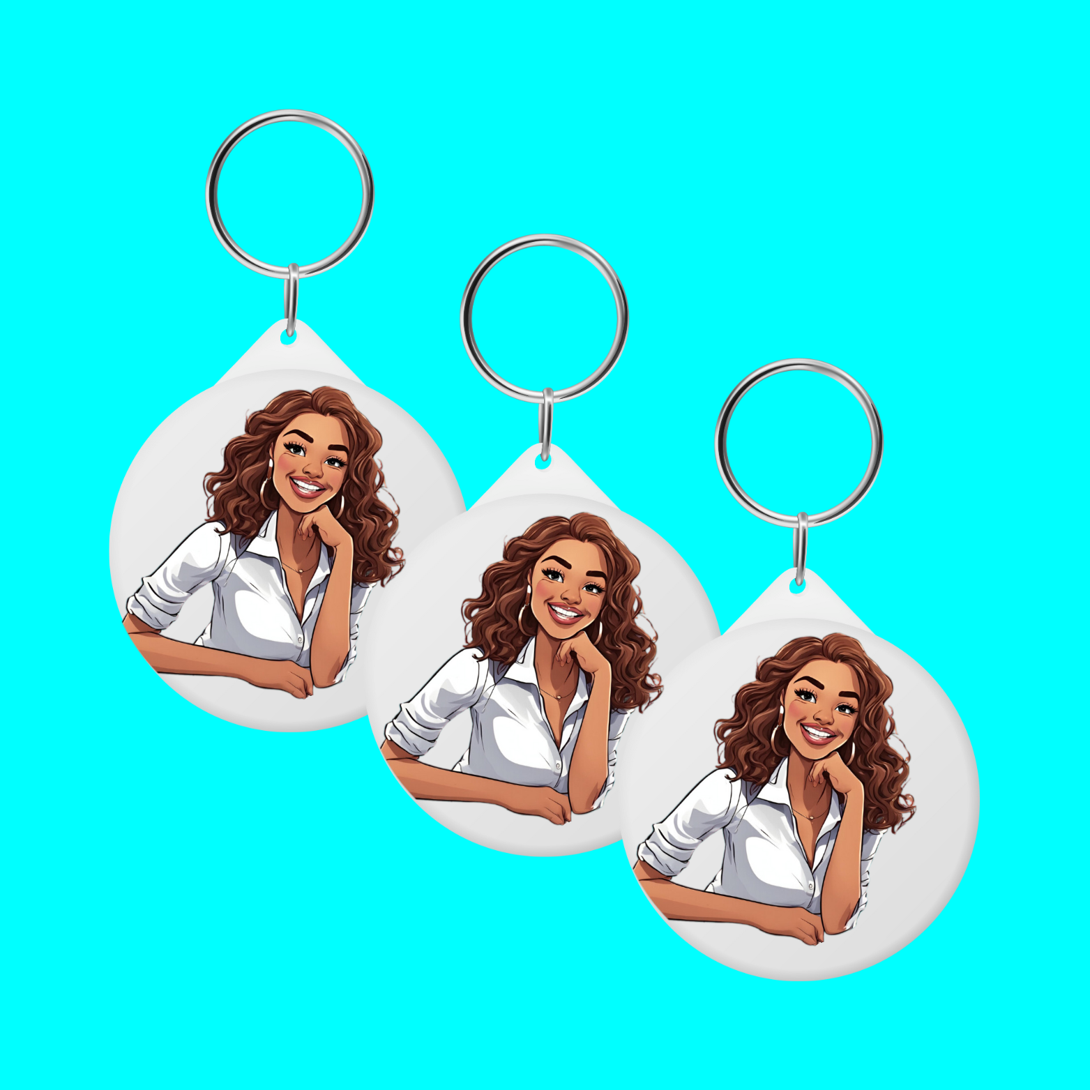 Smart Tap Keychain – NFC Contactless Sharing – Biz Spark Studio